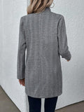 Stylish Long Sleeve Grey Jacket